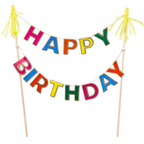 Topo Bolo Happy Birthday 